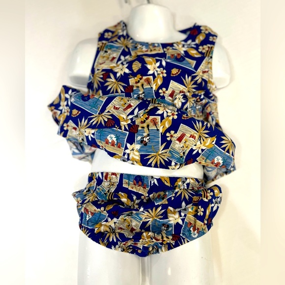 Disney Blue and Gold Geometric Print Ensemble - Picture 10 of 16